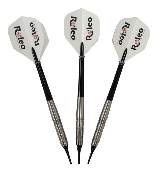 Roleo Softdartpfeile RSP-5 – 3er Set mit 80 % Tungsten (20 g) inkl. Box
