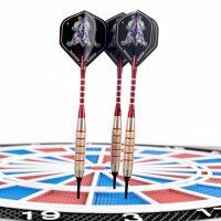 Keltik Softdartpfeile Ironside – 3er Set 14 g mit Nickel-Barrel inkl. Hartbox
