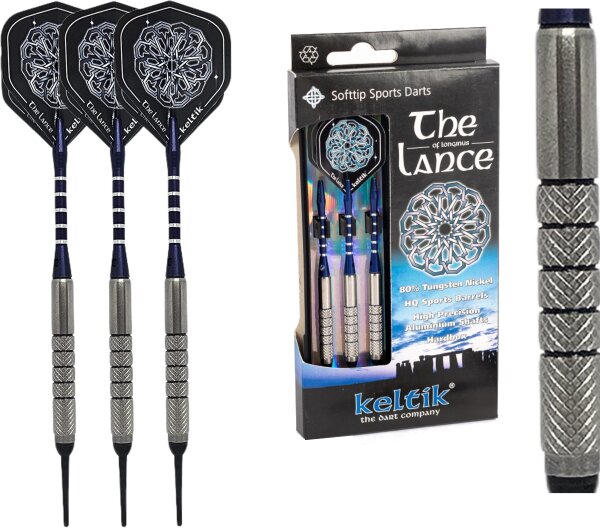 Softdart Soft Dart Pfeile Keltik The Lance in 16g + 18g - 80% Tungsten