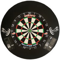Steeldart Profi Set-Scheibe Unicorn Eclipse HD2 + 2 Satz Pfeile + Catchring