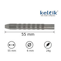 Steeldart Steel Dart Pfeile Keltik Carnac 24 g - 80% Tungsten