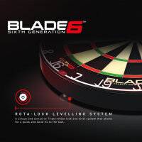 Winmau Blade 6 Dartscheibe – Profi Dartboard aus Sisal für Steeldart