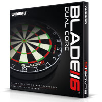 Winmau Blade 6 Dual Core – Profi Dartscheibe mit Doppelkern-Technologie