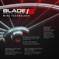 Winmau Blade 6 Dual Core – Profi Dartscheibe mit Doppelkern-Technologie