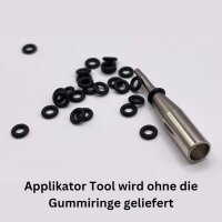 Dart Shaft Lock System Tool Applikator chrom 10er Set