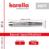 Softdart Dartpfeile Karella XT-3 19g
