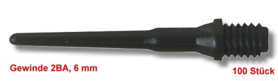 100 Stück Keypoint-Special, Gewinde: 2 BA, schwarz