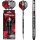 Steeldart Dartpfeile Karella SuperDrive, schwarz, 90% Tungsten