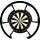 Grand Slam Saturn 300 Dartboard LED-Ring