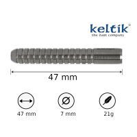Steeldart Steel Dart Pfeile Keltik The Pulse Caliber 80% Tungsten 21 g