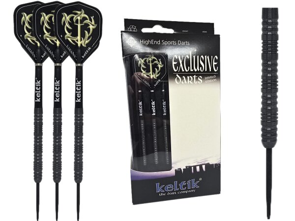 Steeldart Steel Dart Pfeile Keltik Corvin Black - 90% Tungsten