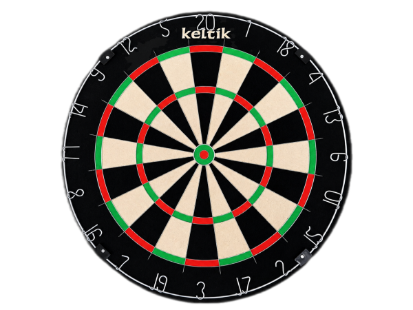Keltik Ravencore Profi Bristle Dartboard Dartscheibe aus Sisal