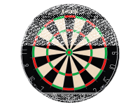 Keltik Ravencore Dartscheibe Dartboard Set mit 2 Satz...