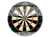 Keltik Ravencore Dartscheibe Dartboard Set mit Surround...