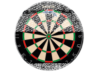Keltik Ravencore Dartscheibe Dartboard Set mit Surround und Steeldarts