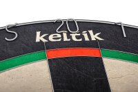 Keltik Ravencore Dartscheibe Dartboard Set mit Surround und Steeldarts
