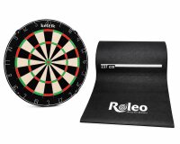 Keltik Steeldart Set Dartscheibe Dartboard und Dartmatte