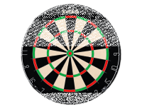 Keltik Steeldart Set Dartscheibe Dartboard und Dartmatte