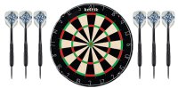 Keltik Steeldart Set mit Dartscheibe Dartboard, Pfeilen und Dartmatte