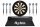 Keltik Steeldart Set mit Dartscheibe Dartboard, Pfeilen und Dartmatte