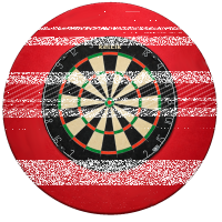 Keltik Steeldart Dartscheibe Komplettset mit Board, Pfeilen, Ring & Matte