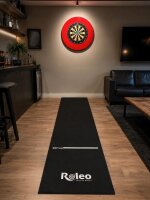 Keltik Steeldart Dartscheibe Komplettset mit Board, Pfeilen, Ring & Matte