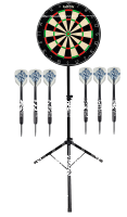Keltik Steeldart Dartscheibe Komplettset mit Board, Ständer, Matte & Pfeilen