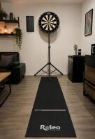 Keltik Steeldart Dartscheibe Komplettset mit Board, Ständer, Matte & Pfeilen