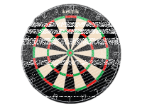 Keltik Steeldart Dartscheibe Komplettset mit Board,...