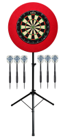 Keltik Dart Dartscheibe Komplettset: Profi Dartboard, Pfeile, Matte, Ring & Ständer