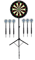 Keltik Dartscheibe Steeldart Set mit Dartboard, 2...