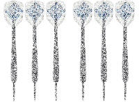 Keltik Dartscheibe Steeldart Set mit Dartboard, 2 Dartsets und Ständer
